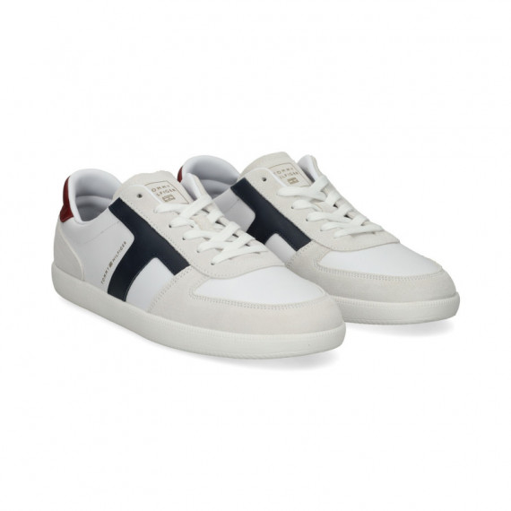 DEPORTIVO T LATERAL PIEL BLANCO