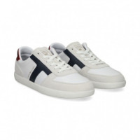 DEPORTIVO T LATERAL PIEL BLANCO