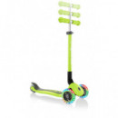 Patinete Plegable Primo Luces Verde Lima  GLOBBER