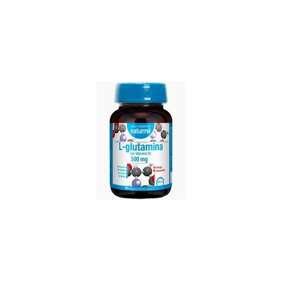 L-GLUTAMINA 500MG + B6 60 CAPSULAS NATURMIL