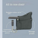 Trona de Viaje para Mesa Fast Stone Grey  INGLESINA