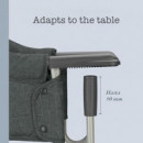 Trona de Viaje para Mesa Fast Charcoal Grey  INGLESINA