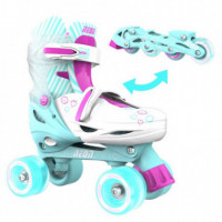 Patines Combo Neon Turquesa Rosa (34-38)  YVOLUTION - Guanxe Atlantic Marketplace