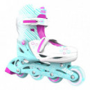 Patines Combo Neon Turquesa Rosa (34-38)  YVOLUTION