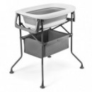 Bañera Plegable con Cambiador y Soporte Bubbly Gris  KINDERKRAFT