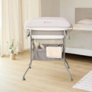 Bañera Plegable con Cambiador y Soporte Bubbly Gris  KINDERKRAFT