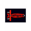 Patinete Maxi Deluxe Glow Led Rojo  M-CRO