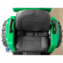 Tractor Electrico 24V Verde con Remolque  PEKECARS