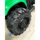 Tractor Electrico 24V Verde con Remolque  PEKECARS