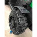 Tractor Electrico 24V Verde con Remolque  PEKECARS