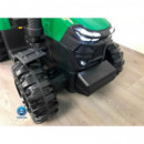 Tractor Electrico 24V Verde con Remolque  PEKECARS