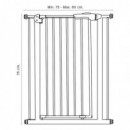 Barrera/puerta de Seguridad Metal Blanco  OLMITOS