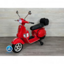 Moto Vespa Clasica Piaggio Roja  PEKECARS