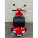 Moto Vespa Clasica Piaggio Roja  PEKECARS