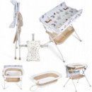 Bañera Plegable con Cambiador y Cojin Reductor Zoe Beige  MS