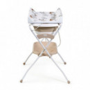 Bañera Plegable con Cambiador y Cojin Reductor Zoe Beige  MS
