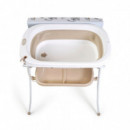 Bañera Plegable con Cambiador y Cojin Reductor Zoe Beige  MS