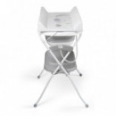 Bañera Plegable con Cambiador y Cojin Reductor Zoe Gris  MS