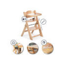 Trona Evolutiva Plegable Full Madera C/cojin Estrellas Rosa  MS
