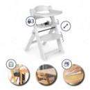 Trona Evolutiva Plegable Full Blanca C/cojin Estrellas Gris  MS