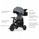 Triciclo Evolutivo Plegable Nova Deluxe Black  QPLAY