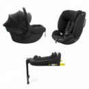 Endura Safe Pack Modular System Black Base+portabebe+autosilla  KINDERKRAFT