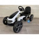 Kart a Pedales Mercedes Blanco  PEKECARS