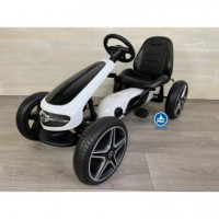 Kart a Pedales Mercedes Blanco  PEKECARS