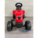 Tractor a Pedales con Remolque Rojo  PEKECARS