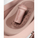Bañera Twist&shake Rosa con Hamaca, Juguetes y Jarra Aclarado  TWIST AND SHAKE