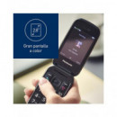PANASONIC Telefono Movil con Tapa KX-TU550 Exb con Base Negro