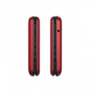 PANASONIC Telefono Movil con Tapa KX-TF600 Exr Rojo