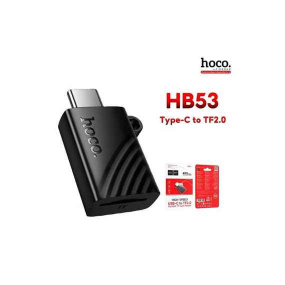 HOCO Mini Lector Tipo C/m para Tarjeta Micro Sd HB53