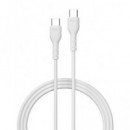 DEVIA Cable Datos Tipo C M/M 60W 3A 1Mtr Blanco