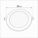 Downlight Cct Empotrable 18W 1.800 Lumens AIRMEC