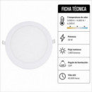 Downlight Cct Empotrable 18W 1.800 Lumens AIRMEC