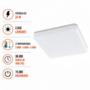 Aplique Led Cct Cuadrado 24W Serie Celeste AIRMEC