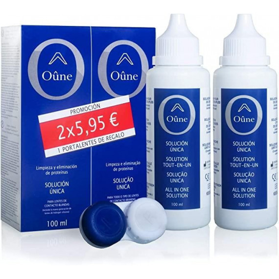 OÛNE Solución única Lentes de Contacto 2 X 100ML