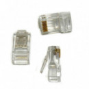 CONECTOR GEMBIRD RJ-45 CAT. 6  BOLSA 100 UND.