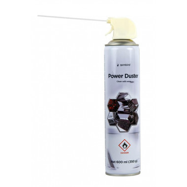 BOTE SPRAY AIRE COMPRIMIDO GEMBIRD 600 ML. CK-CAD-FL600-01