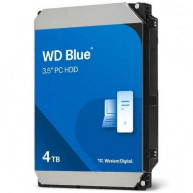 WESTERN DIGITAL DISCO DURO WD BLUE PC DESKTOP 4TB/ 3.5"/ SATA III/ 128MB
