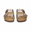 Sandalia 2 Hebillas Metalizado Taupe  BIRKENSTOCK