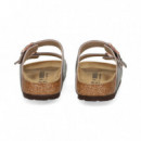 Sandalia 2 Hebillas Metalizado Taupe  BIRKENSTOCK
