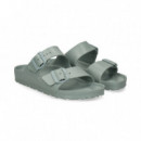Sandalia 2 Hebillas Goma Verde  BIRKENSTOCK