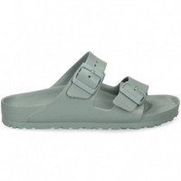 Sandalia 2 Hebillas Goma Verde  BIRKENSTOCK