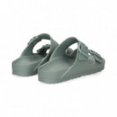 Sandalia 2 Hebillas Goma Verde  BIRKENSTOCK