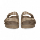 SANDALIA 2 HEBILLAS GOMA TAUPE