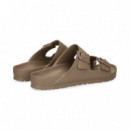 SANDALIA 2 HEBILLAS GOMA TAUPE