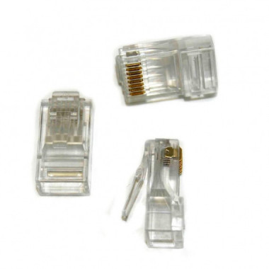 Conector Gembird RJ-45 Cat. 6 UTP Bolsa de 100 Unidades / LC-8P8C-002/100