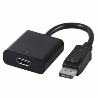 Adaptador Gembird DisplayPort Macho a HDMI Hembra / Negro / A-DPM-HDMIF-002